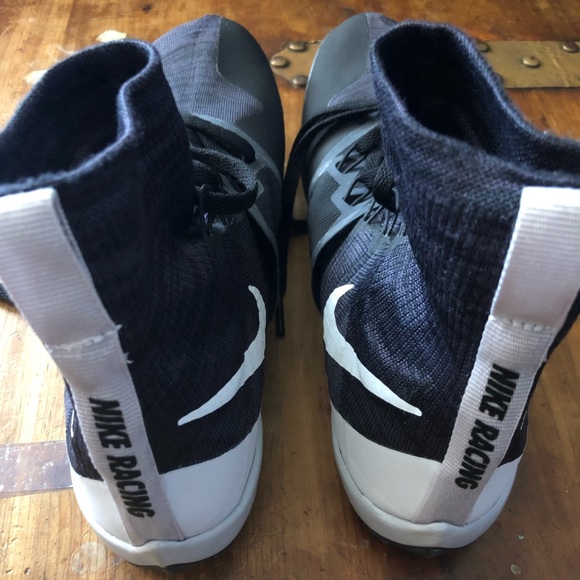 NEW Nike Racing Shoes black and white size 8 - Picture 2 of 8